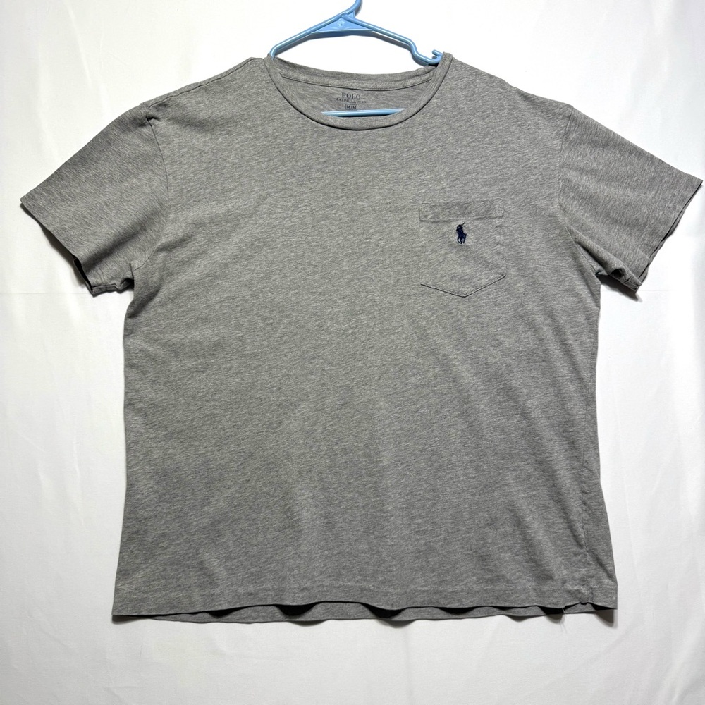 🔥Polo by Ralph Lauren Heather Gray Men's‎ Tee T Shirt